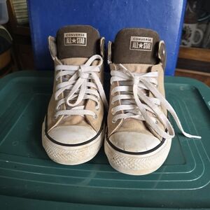 Converse  Brown High-Top Sneakers